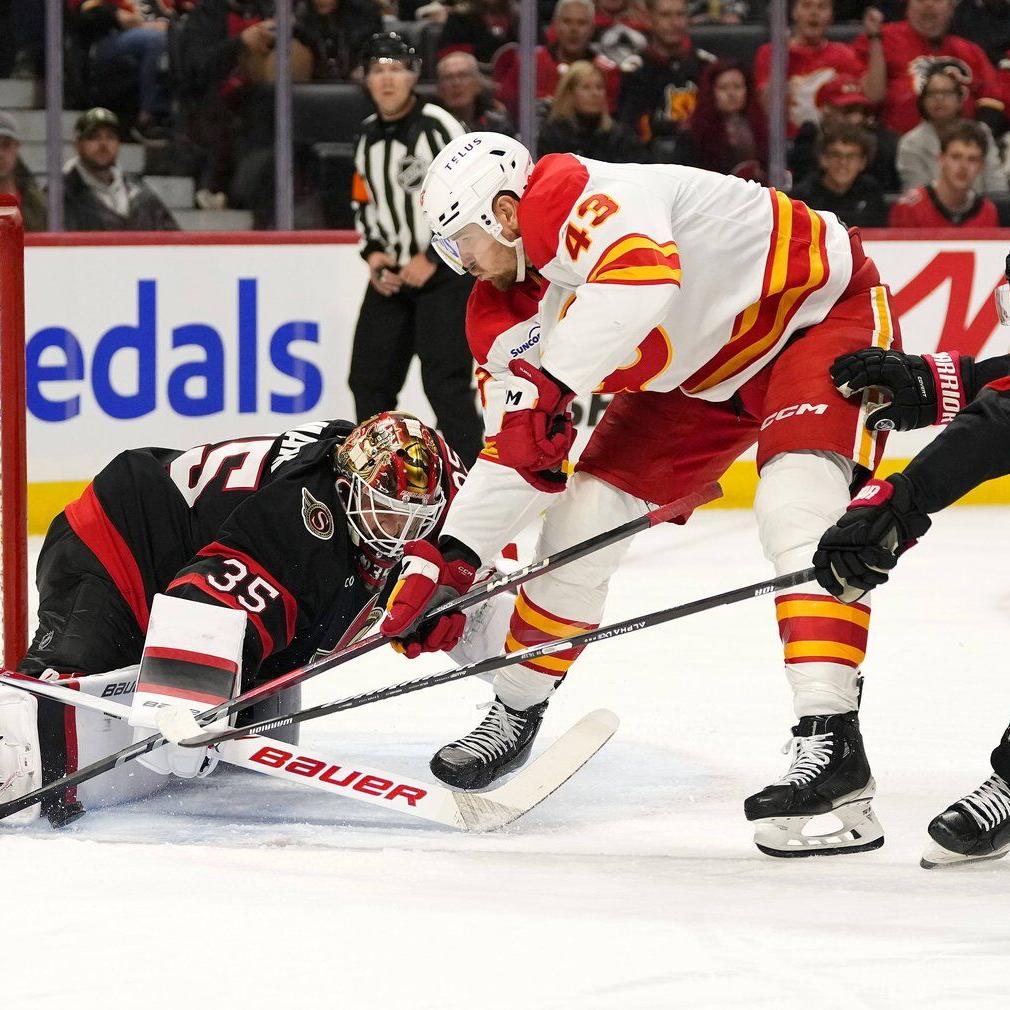 Batherson nets shootout winner as Senators top Flames 4-3